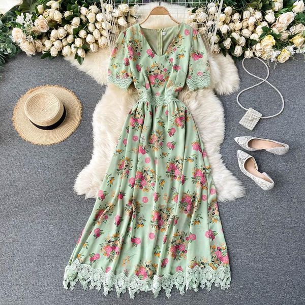 casual dresses singreiny french print women dress sleeve v neck splice hollow lace summer a-line holiday beach long, Black;gray
casual dresses singreiny french print women dress sleeve v neck splice hollow lace summer a-line holiday beach long, Black;gray