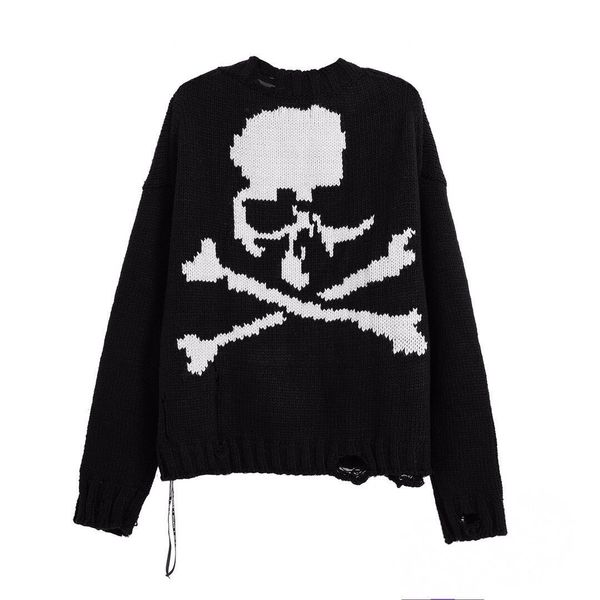 men's sweaters mastermind mmj - men's casual sweater, knitted pullover with skull hole on the head, asian large, drake, a235, White;black
men's sweaters mastermind mmj - men's casual sweater, knitted pullover with skull hole on the head, asian large, drake, a235, White;black