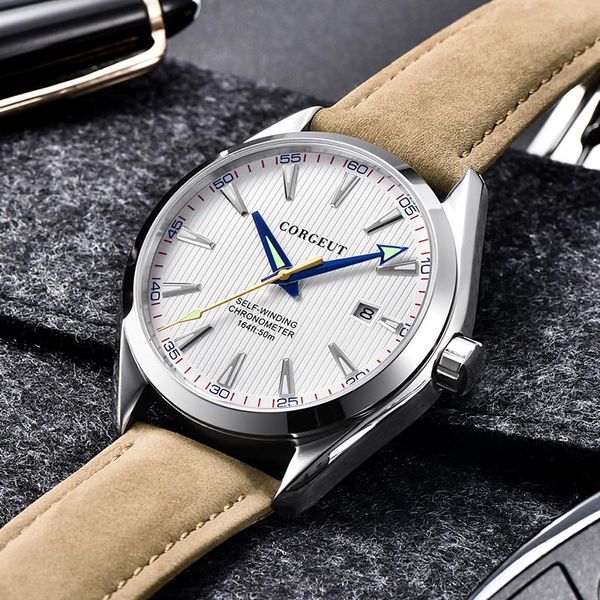 wristwatches luxury watch brand 41mm fashion automatic men's sapphire glass, Slivery;brown
wristwatches luxury watch brand 41mm fashion automatic men's sapphire glass, Slivery;brown