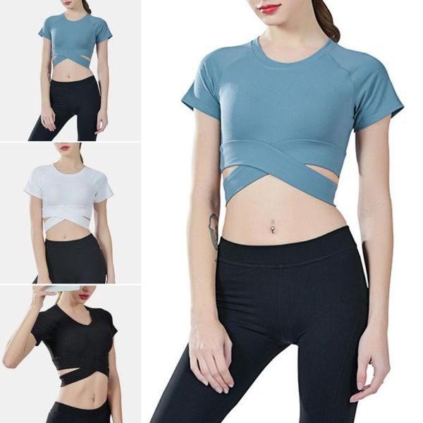 yoga outfits women seamless fitness shirt short sleeve crop sports gym t-shirt, White;red
yoga outfits women seamless fitness shirt short sleeve crop sports gym t-shirt, White;red