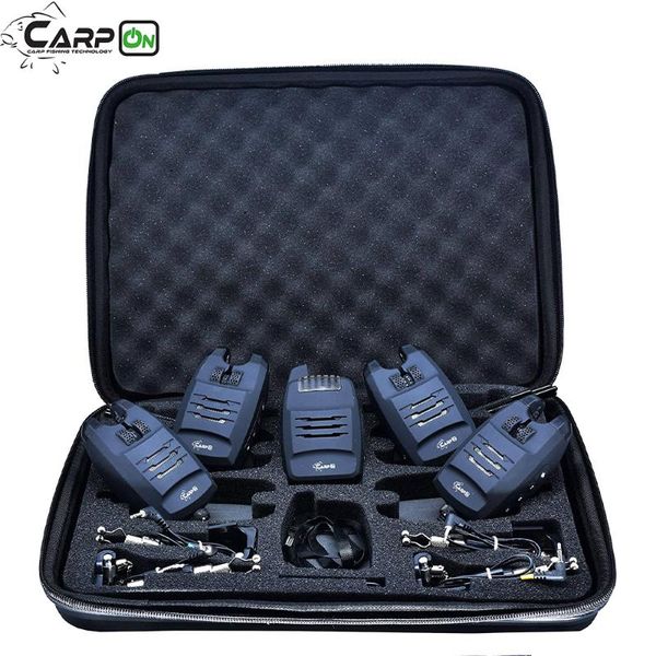 carpon wireless bite alarm + swinger set with anti theft function portable case 200m
carpon wireless bite alarm + swinger set with anti theft function portable case 200m