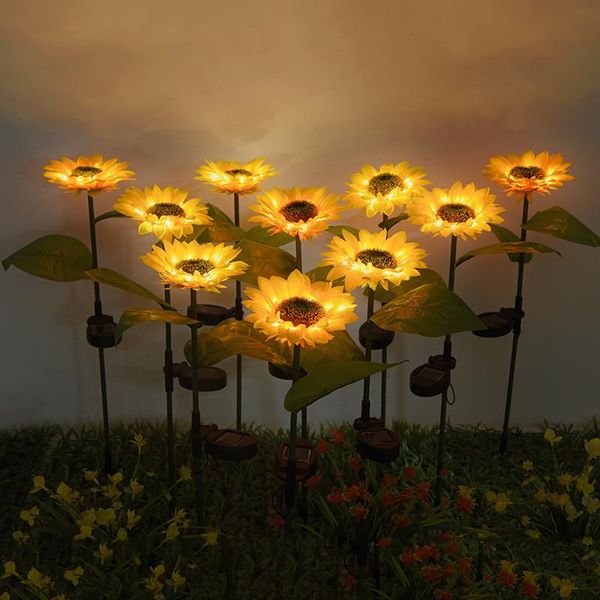 lawn lamps outdoor waterproof 2/4pcs sloar led sunflower light christmas garden for party wedding landscape courtyard decoration
lawn lamps outdoor waterproof 2/4pcs sloar led sunflower light christmas garden for party wedding landscape courtyard decoration