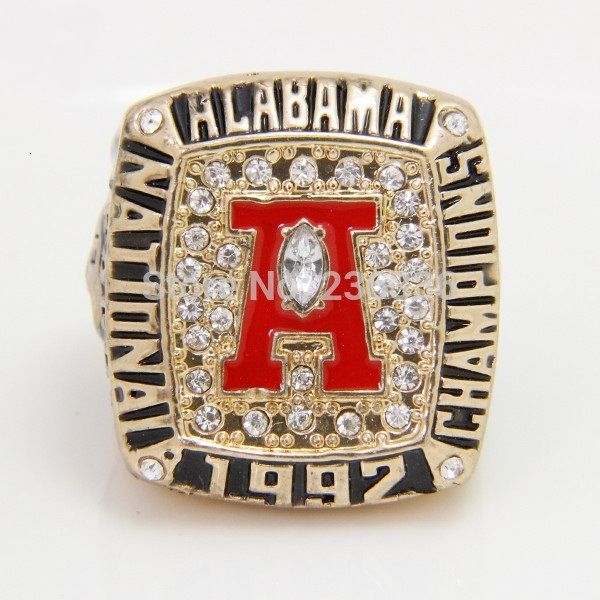 designers 1992 suger bowl alabama national championship ring, Golden;silver
designers 1992 suger bowl alabama national championship ring, Golden;silver