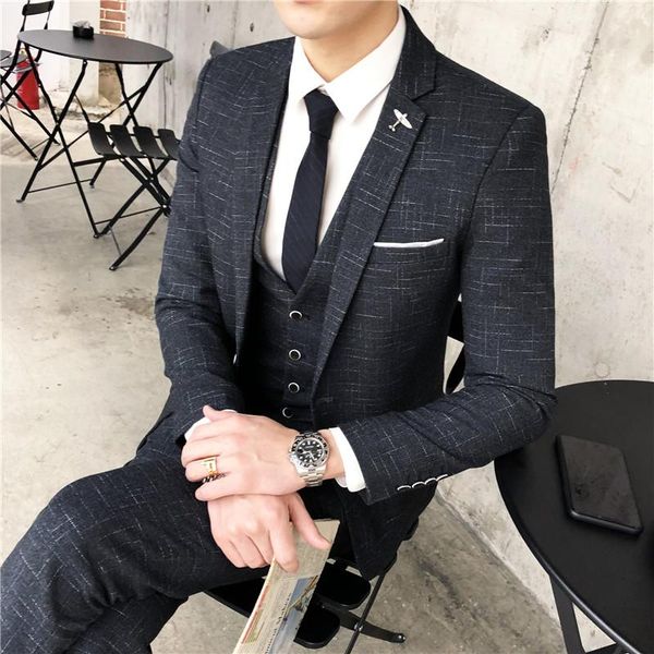 men's suits & blazers ( jacket + pants vest ) classic suit comfortable wedding dress for men groom tuxedo 3 pieces set slim fit mens, White;black
men's suits & blazers ( jacket + pants vest ) classic suit comfortable wedding dress for men groom tuxedo 3 pieces set slim fit mens, White;black