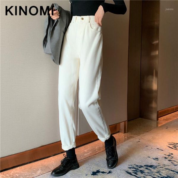 kinomi 2019 autumn winter white color straight denim pants high waist loose jeans pants korean style casual long trouser pockets1, Blue
kinomi 2019 autumn winter white color straight denim pants high waist loose jeans pants korean style casual long trouser pockets1, Blue