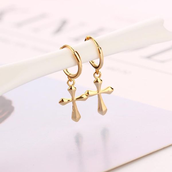 hoop & huggie 925 stering silver 18k gold punk rock style cross huggies earring piercing pendientes boucles doreilles for women 2021, Golden;silver
hoop & huggie 925 stering silver 18k gold punk rock style cross huggies earring piercing pendientes boucles doreilles for women 2021, Golden;silver