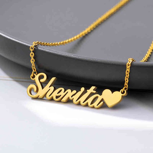 designer necklace luxury jewelry custom heart pendant stainle steel gold chain peronalized name choker for women drophip, Silver
designer necklace luxury jewelry custom heart pendant stainle steel gold chain peronalized name choker for women drophip, Silver
