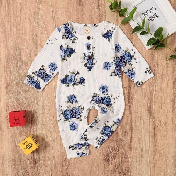 jumpsuits baby & children's born toddler girls jumpsuit buttons round neck long sleeve romper clothes, Blue
jumpsuits baby & children's born toddler girls jumpsuit buttons round neck long sleeve romper clothes, Blue