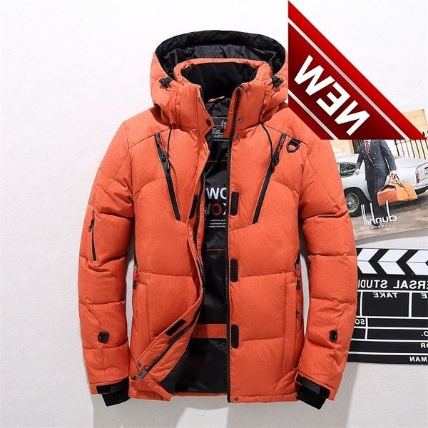 2021 fashion men's orange black light hooded duck down padded puffer jacket thick warm outwear winter coat slim fit
2021 fashion men's orange black light hooded duck down padded puffer jacket thick warm outwear winter coat slim fit