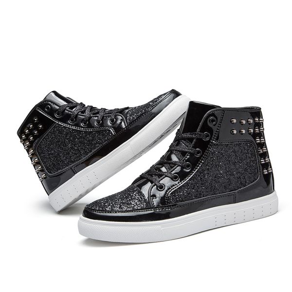 flat high men shoes bota feminina casaul shoes male sapato feminino basket femme tenis feminino chaussure homme, Black
flat high men shoes bota feminina casaul shoes male sapato feminino basket femme tenis feminino chaussure homme, Black