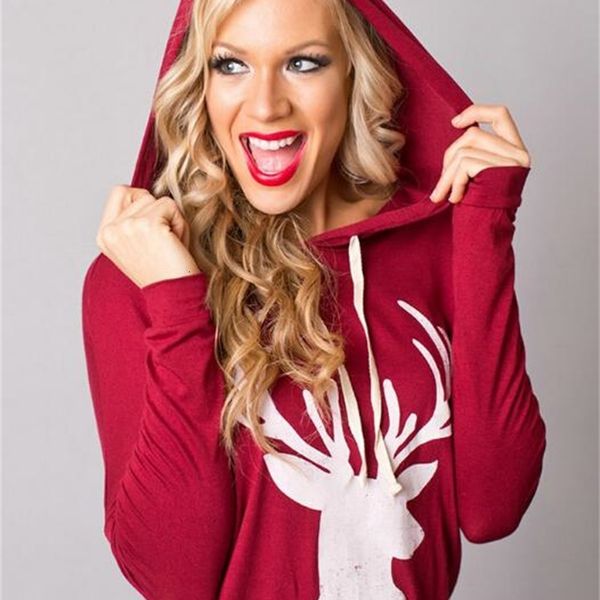 christmas women fashion autumn elk deer printed long sleeved hoodies casual pullovers top, Black
christmas women fashion autumn elk deer printed long sleeved hoodies casual pullovers top, Black