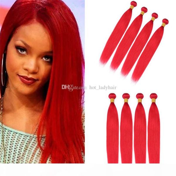 silky straight bright red virgin peruvian human hair weave 4 bundles 400g red hair double wefts extensions 4pcs lot mixed length, Black 
silky straight bright red virgin peruvian human hair weave 4 bundles 400g red hair double wefts extensions 4pcs lot mixed length, Black