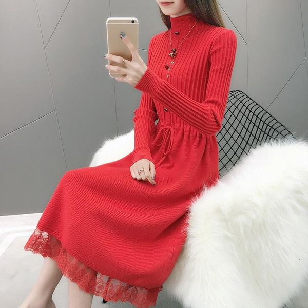 casual dresses sheath turtlenck plus size long sleeve knitting sweater winter maxi bodycon 2021 fashion dress warm elegant women ladies, Black;gray
casual dresses sheath turtlenck plus size long sleeve knitting sweater winter maxi bodycon 2021 fashion dress warm elegant women ladies, Black;gray