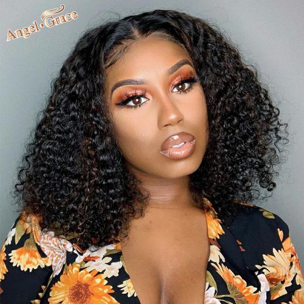lace wigs angel grace kinky curly bob 4x4 closure brazilian front human hair natural pre plucked remy, Black;brown
lace wigs angel grace kinky curly bob 4x4 closure brazilian front human hair natural pre plucked remy, Black;brown