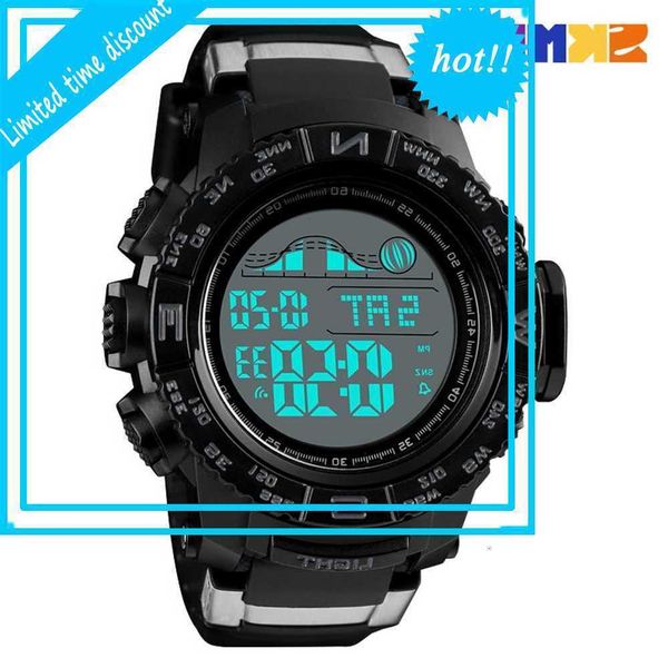 skmei multi functional sports fashion men's countdown big dial trend student waterproof electronic watch, Slivery;brown
skmei multi functional sports fashion men's countdown big dial trend student waterproof electronic watch, Slivery;brown