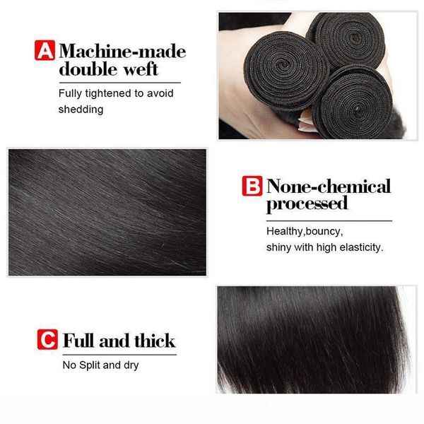 straight human hair weave 3 bundles lot remy human hair brazilian indian peruvian malaysian hair weaves extensions sale, Black
straight human hair weave 3 bundles lot remy human hair brazilian indian peruvian malaysian hair weaves extensions sale, Black