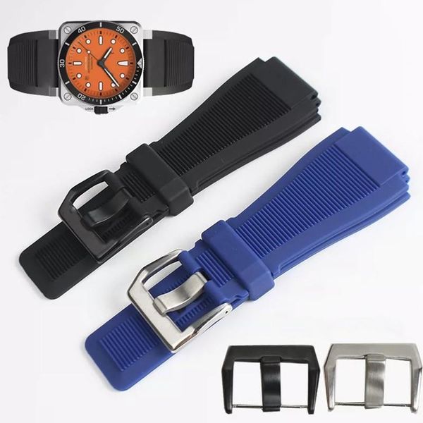 watch bands 2021 durable 33*24mm black blue silicone rubber watchband pin clasp diver resin strap for bell&ross br01 br03 br logo, Black;brown
watch bands 2021 durable 33*24mm black blue silicone rubber watchband pin clasp diver resin strap for bell&ross br01 br03 br logo, Black;brown
