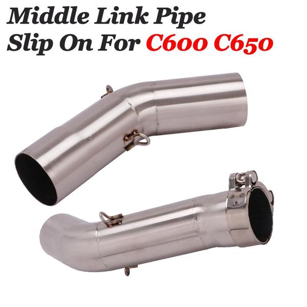 for c600 c650 gt c650 sport 2012-2021 motorcycle exhaust muffler modified escape middle connection link pipe stainless steel
for c600 c650 gt c650 sport 2012-2021 motorcycle exhaust muffler modified escape middle connection link pipe stainless steel