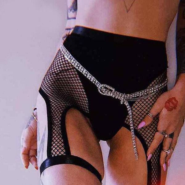 summer womens gothic hip punk jogger mesh fish net shorts elastic see through high waist lace hollow out shorts, White;black
summer womens gothic hip punk jogger mesh fish net shorts elastic see through high waist lace hollow out shorts, White;black