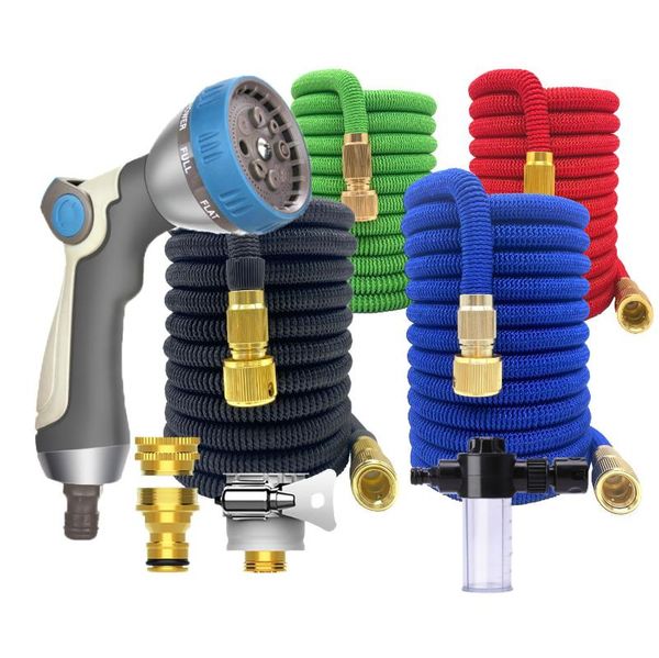 watering equipments 17-125ft expandable garden hose gun plastic pipe magic flexible water with spray high pressure car wash
watering equipments 17-125ft expandable garden hose gun plastic pipe magic flexible water with spray high pressure car wash