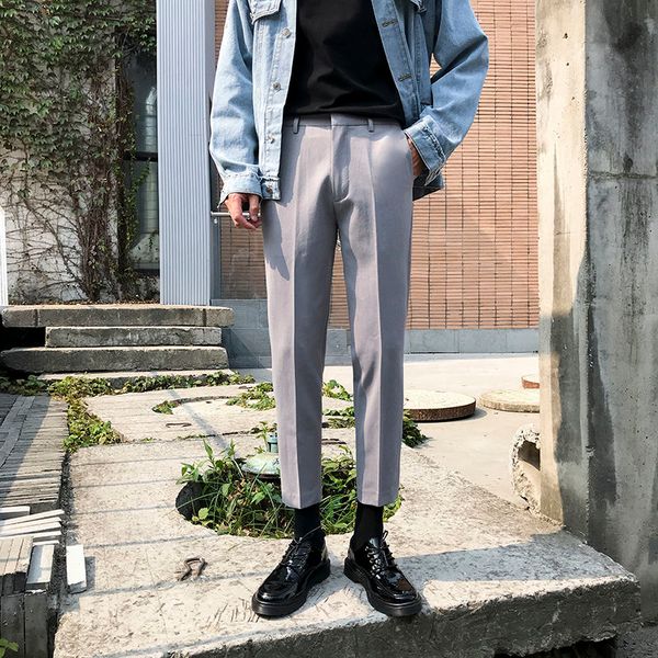 2021 new spring summer suit men's slim fashion solid color business casual men social straight pants mens 27-42 645q, Black
2021 new spring summer suit men's slim fashion solid color business casual men social straight pants mens 27-42 645q, Black