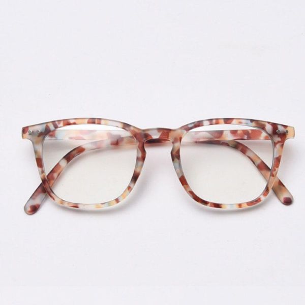 fashion sunglasses frames square plastic titanium anti-blue light glasses ultralight men women optical computer 50241, Black