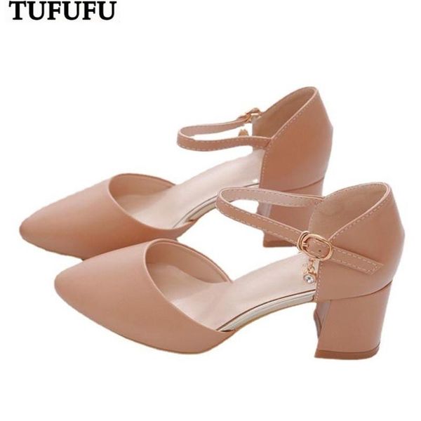 dress shoes 2021 single woman mid heels women pumps ankle strap buckle block heel footware for office lady beige apricot, Black
dress shoes 2021 single woman mid heels women pumps ankle strap buckle block heel footware for office lady beige apricot, Black