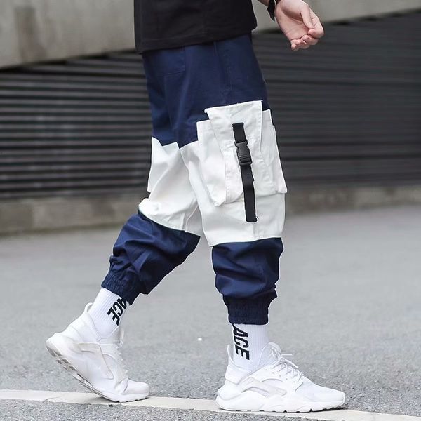 2021 new hip hop boy multi-pocket elastic waist design harem men streetwear punk casual trousers jogger male dancing pant 6u5e, Black
2021 new hip hop boy multi-pocket elastic waist design harem men streetwear punk casual trousers jogger male dancing pant 6u5e, Black