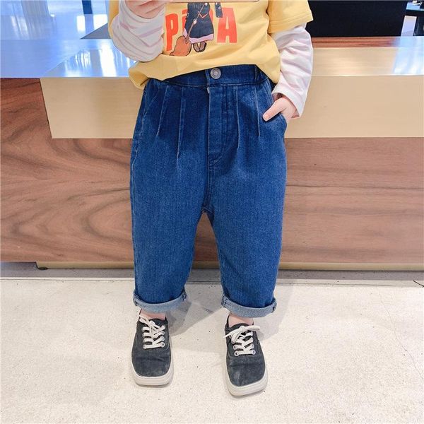 2021 korea style girls boys denim long pants spring fashion girls jean pants clothes 1-6 years, Blue
2021 korea style girls boys denim long pants spring fashion girls jean pants clothes 1-6 years, Blue