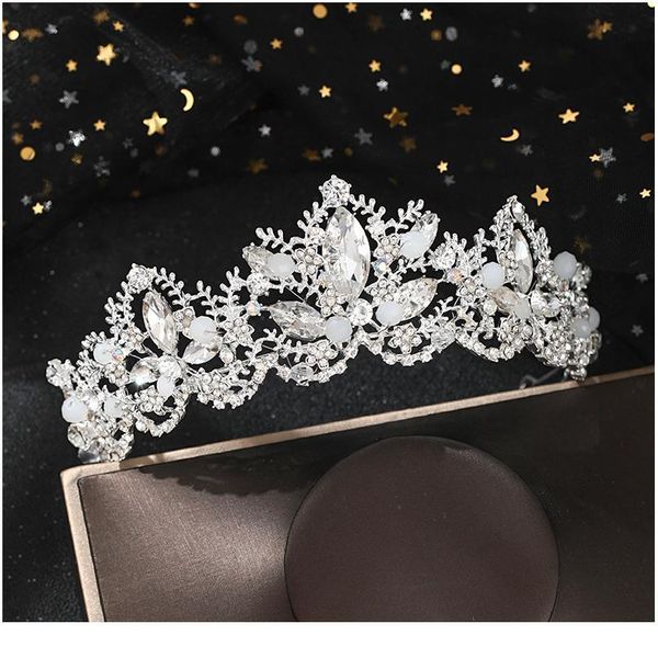 bridal tiara wedding hair accessories for female silver color crown prom brides diadem ornaments women jllyuf
bridal tiara wedding hair accessories for female silver color crown prom brides diadem ornaments women jllyuf