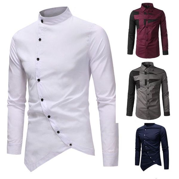 new men's shirts casual men's office long sleeve shirts casual contrast fitting black, White;black
new men's shirts casual men's office long sleeve shirts casual contrast fitting black, White;black