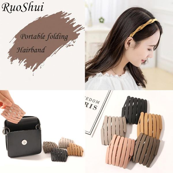 hair accessories ruoshui woman portable hairband folding bezel matte headband femme headwear fashion head hoop ornaments
hair accessories ruoshui woman portable hairband folding bezel matte headband femme headwear fashion head hoop ornaments