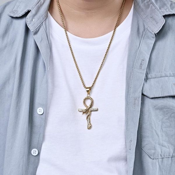 pendant necklaces necklace pendants for men egyptian ankh crux ansata cross gold color fashion christian jewelry box chain stainless steel m, Silver
pendant necklaces necklace pendants for men egyptian ankh crux ansata cross gold color fashion christian jewelry box chain stainless steel m, Silver