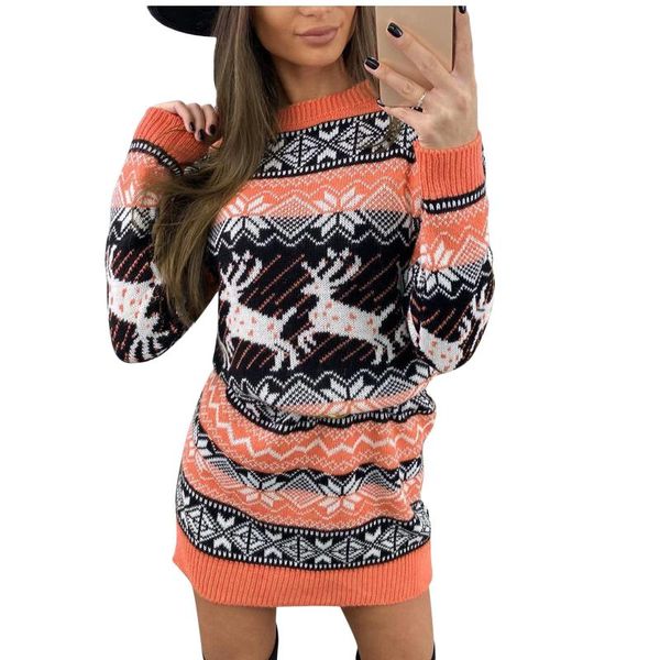casual dresses autumn winter knitted sweater dress women xmas deer print long sleeve bodycon mini knitwear sweaters clothes drop, Black;gray
casual dresses autumn winter knitted sweater dress women xmas deer print long sleeve bodycon mini knitwear sweaters clothes drop, Black;gray