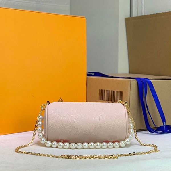 cylindrical shoulder bag women's exquisite mini crossbody baggenuine leather pearl chain matching good-looking designer bags fast deliv
cylindrical shoulder bag women's exquisite mini crossbody baggenuine leather pearl chain matching good-looking designer bags fast deliv