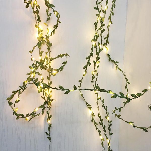 2m 5m 10m tiny green leaf garland fairy light decor led copper wire string lamp for wedding forest table christmas home party
2m 5m 10m tiny green leaf garland fairy light decor led copper wire string lamp for wedding forest table christmas home party