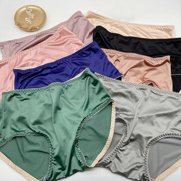 women's panties briefs satin elastic soft large size silky high waist ladies underwear breathable, Black;pink
women's panties briefs satin elastic soft large size silky high waist ladies underwear breathable, Black;pink