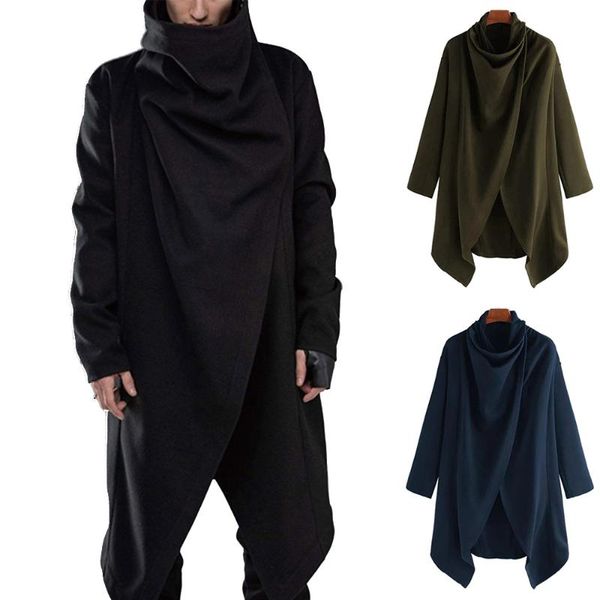 men's trench coats winter warmer coat solid loose jacket stylish long sleeve streetwear, Tan;black
men's trench coats winter warmer coat solid loose jacket stylish long sleeve streetwear, Tan;black