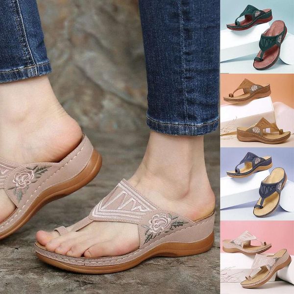 summer women fashion clip toe flower embroidery sandals platform summer flip flop women slippers shoes fashion female sandals, Black
summer women fashion clip toe flower embroidery sandals platform summer flip flop women slippers shoes fashion female sandals, Black