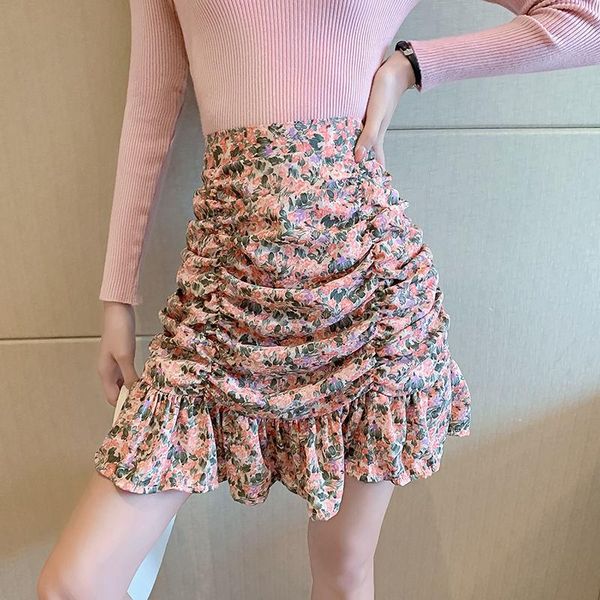 skirts small floral chiffon skirt women's autumn 2021 korean style high waist slim bag hip ruffle, Black
skirts small floral chiffon skirt women's autumn 2021 korean style high waist slim bag hip ruffle, Black