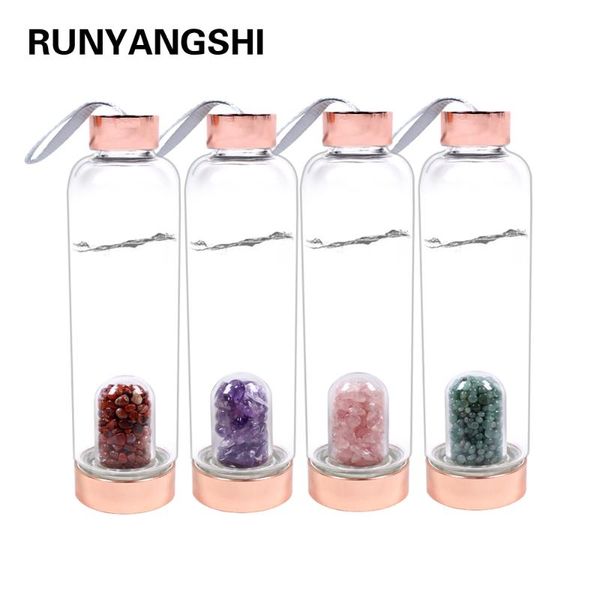 runyangshi 1pc drop shipping natural crystal quartz crushed stone energy glass water bottle healing spa cup drinkware 2021
runyangshi 1pc drop shipping natural crystal quartz crushed stone energy glass water bottle healing spa cup drinkware 2021