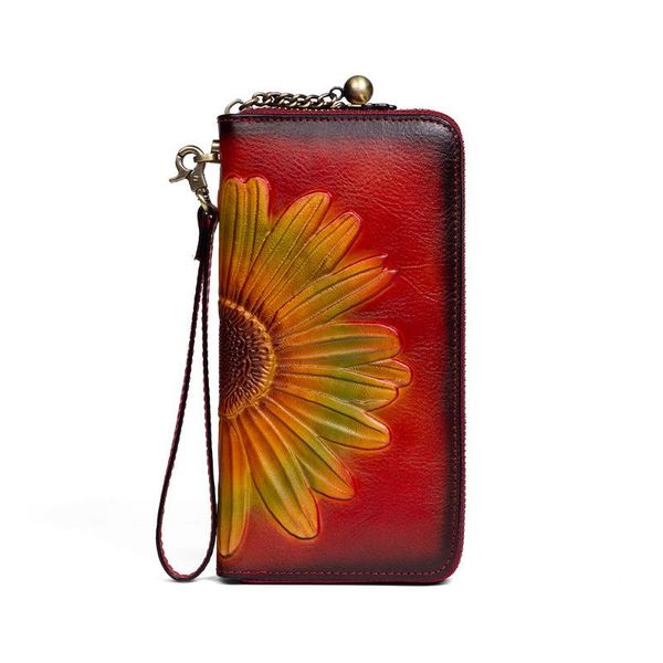 genuine leather women clutch wallet fashion long style female coin purse clamp card holders for cellphone bag ladies handy purse, Red;black
genuine leather women clutch wallet fashion long style female coin purse clamp card holders for cellphone bag ladies handy purse, Red;black