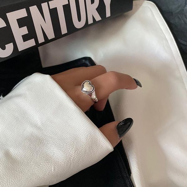 cluster rings big heart chunky vintage retro 925 sterling silver index finger resizable ring for women elegant minimalist jewelry, Golden;silver
cluster rings big heart chunky vintage retro 925 sterling silver index finger resizable ring for women elegant minimalist jewelry, Golden;silver