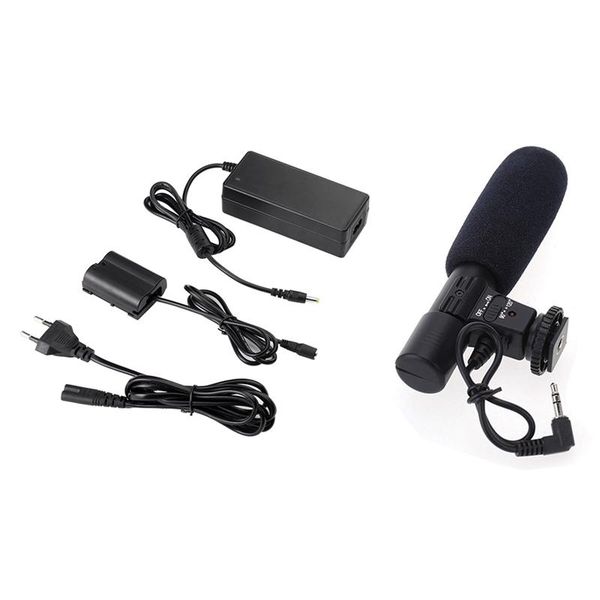 microphones eh-5 plus ep-5b ac power adapter dc coupler camera charger eu plug with 3.5mm professional stereo microphone
microphones eh-5 plus ep-5b ac power adapter dc coupler camera charger eu plug with 3.5mm professional stereo microphone