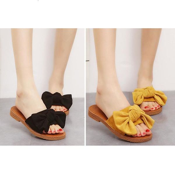 women bow new summer sandals indoors outdoor slippers beach women's fashion shoes, Black
women bow new summer sandals indoors outdoor slippers beach women's fashion shoes, Black