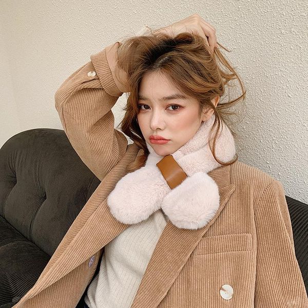 scarves korean version of imitation fur thick solid color plush scarf for autumn and winter women cute all-match, Blue;gray
scarves korean version of imitation fur thick solid color plush scarf for autumn and winter women cute all-match, Blue;gray