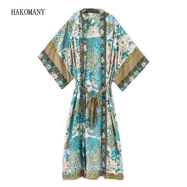 bohemian v neck peacock flower print long kimono shirt ethnic lacing up with sashes long boho cardigan tie bow blouse, White
bohemian v neck peacock flower print long kimono shirt ethnic lacing up with sashes long boho cardigan tie bow blouse, White
