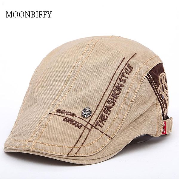 berets summer outdoor sports cotton caps for men casual peaked letter embroidery hats casquette cap, Blue;gray
berets summer outdoor sports cotton caps for men casual peaked letter embroidery hats casquette cap, Blue;gray