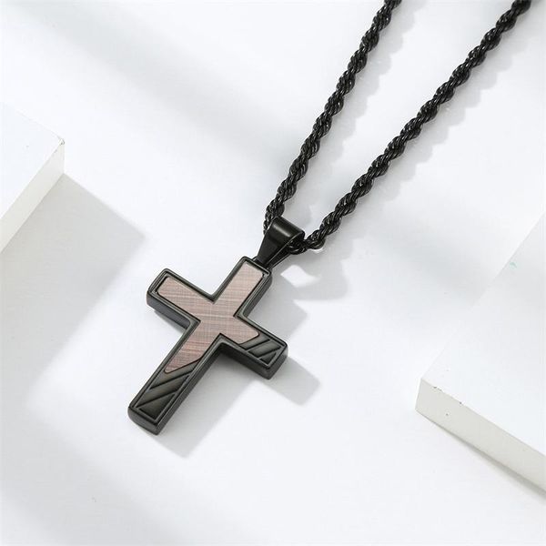 pendant necklaces 2021 product fashion creative original electroplating bronze staggered brushed stainless steel cross men's titanium, Silver
pendant necklaces 2021 product fashion creative original electroplating bronze staggered brushed stainless steel cross men's titanium, Silver