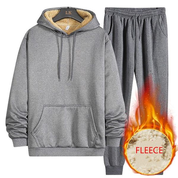 tracksuit men suits track suit winter warm men's set hooded sweatshirt hoodie sportswear sweatpants casual fleece sets tracksuits, Gray
tracksuit men suits track suit winter warm men's set hooded sweatshirt hoodie sportswear sweatpants casual fleece sets tracksuits, Gray